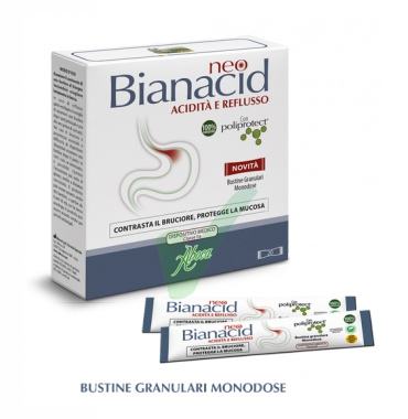 Aboca Linea Apparato Gastroenterico neo Bianacid Integratore Alimentare 20 Buste