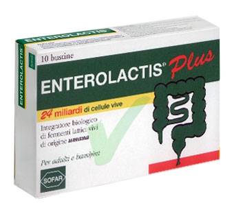Sofar Linea Intestino Sano Enterolactis Plus Integratore Fermenti 10 Buste