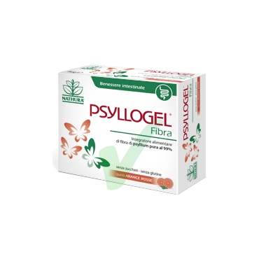 Nathura Linea Intestino Sano Psyllogel Fibra Integratore 20 Buste Arancia Rossa