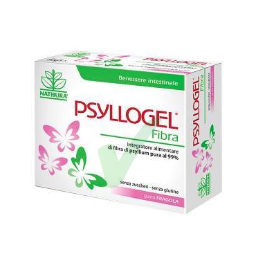 Nathura Linea Intestino Sano Psyllogel Fibra Integratore 20 Buste Fragola