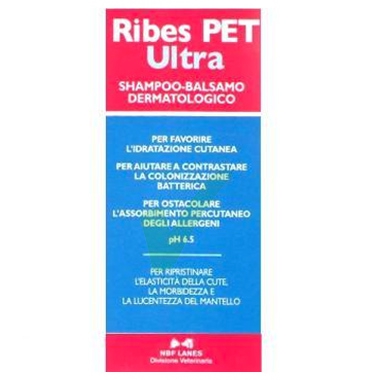 N.B.F. Lanes Linea Animali Domestici Ribes Pet Ultra Shampoo Cani e Gatti 200 ml