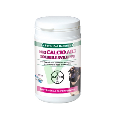 Bayer Pet Linea Animali Domestici Calcio AD3 Cani Integratore 40 Compresse