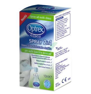 Optrex Linea Salute dell'Occhio Actimist 2 in 1 Spray Occhi Stanchi 10 ml