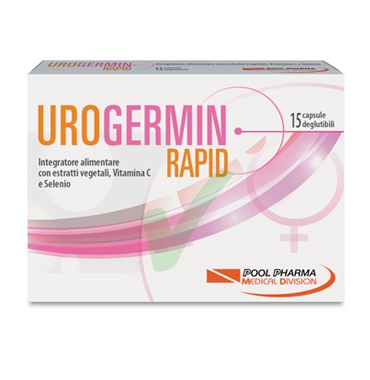 PoolPharma Linea Apparato Urinario Urogermin Rapid Integratore 15 Capsule