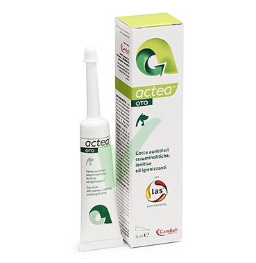 Candioli Linea Animali Domestici Actea Oto Emulsione Otologica Cani Gatti 15 ml
