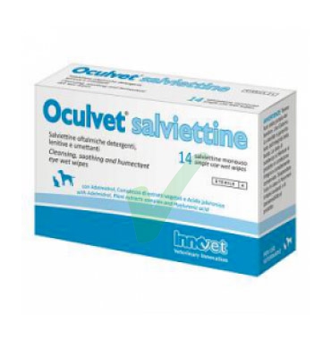 Innovet Linea Animali Domestici Oculvet Cani e Gatti Igiene Oculare 14 Salviette