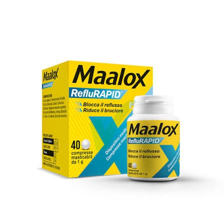 Maalox RefluRAPID 40 Compresse Masticabil