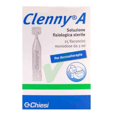 Chiesi Linea Pulizia del Naso Clenny A Soluzione Fisiologica 25 Flaconcini 2 ml
