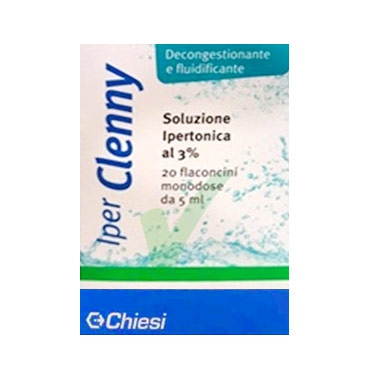 Chiesi Linea Pulizia del Naso Clenny A Soluzione Ipertonica 20 Flaconcini 5 ml