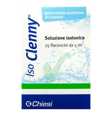 Chiesi Linea Pulizia del Naso Clenny A Soluzione Isotonica 25 Flaconcini 5 ml