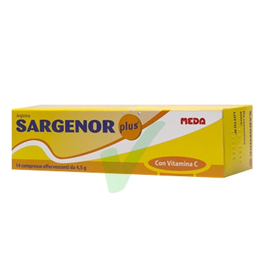 Meda Pharma Linea Benessere Energia Sargenor Plus 14 Compresse Effervescenti