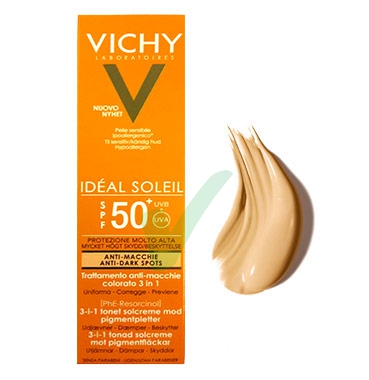 Vichy Linea Ideal Soleil SPF50+ Crema Colorata Anti-Macchie 3 in 1 50 ml