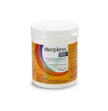 Candioli Linea Animali Domestici Herpless Polvere Gatti Integratore Mangime 240g