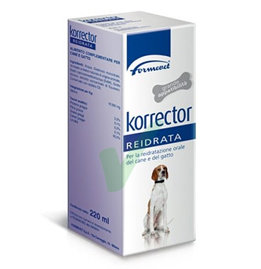 Formevet Linea Animali Domestici Cani Gatti Korrector Reidrata Soluzione 220 ml