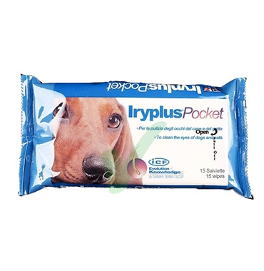 ICF Farmaceutici Linea Animali Domestici Iryplus 15 Salviette Oculari Cani Gatti