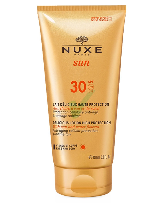 Nuxe Sun Linea Solare SPF30 Lait Delicieux Visage Alta Protezione Viso e Corpo