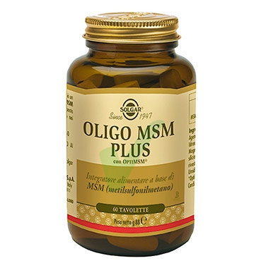 Solgar Linea Minerali Oligo MSM Zolfo Integratore Alimentare 60 Tavolette