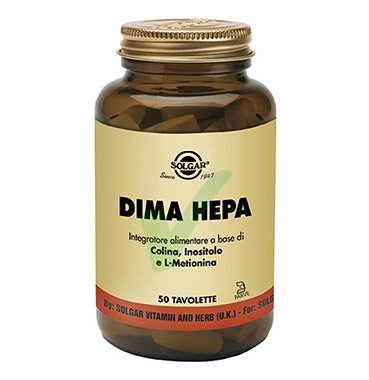 Solgar Linea Fegato Sano DIMA HEPA Integratore Alimentare 50 Tavolette