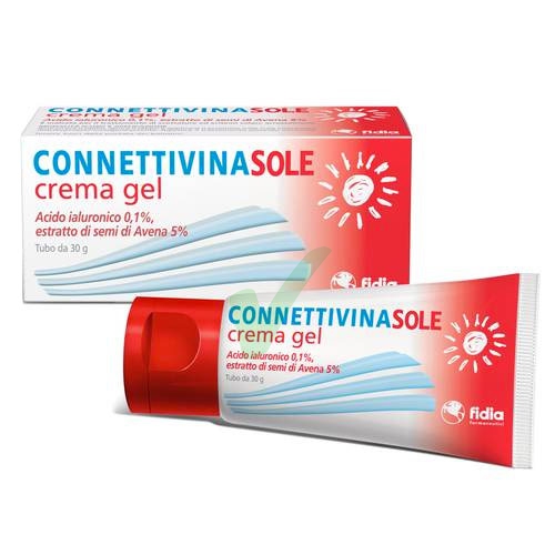 Fidia Linea Dispositivi Medici Connettivinasole Crema Gel Lenitiva Doposole 30 g