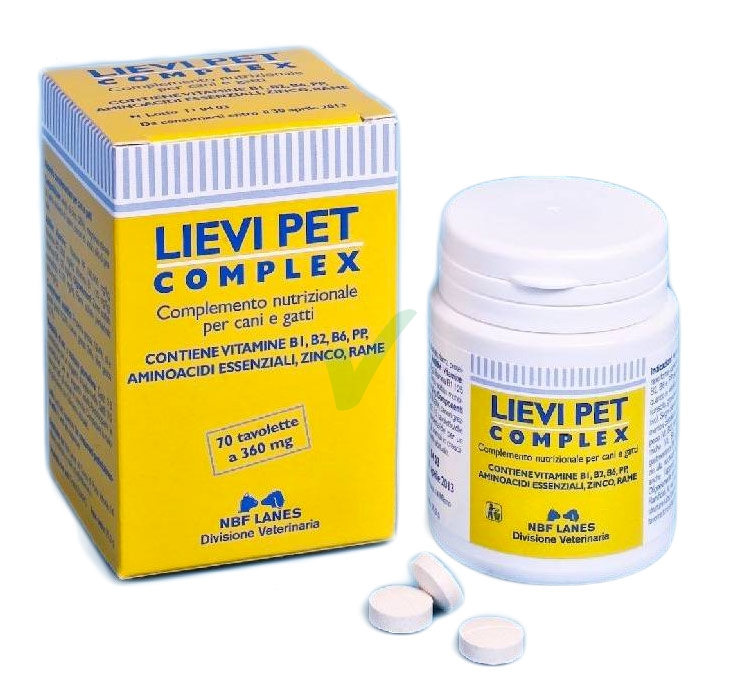 N.B.F. Lanes Linea Animali Domestici Lievi Pet Complex Cani e Gatti 70 Tavolette