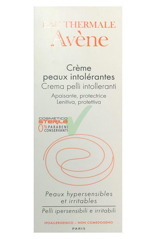 Avene Linea Essenziale Viso Pelli Intolleranti Crema Lenitiva Calmante 40 ml