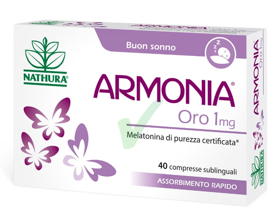 Nathura Linea Sonno e Serenit Armonia Oro Integratore 40 Compresse Sublinguali