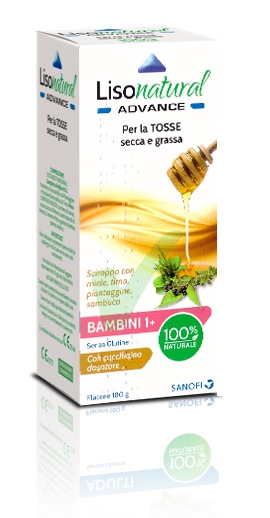 Sanofi Linea Diospositivi Medici Lisonatural Advance Bambini Tosse Mista 180 g