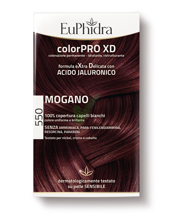 EuPhidra Linea ColorPRO XD Colorazione Extra-Delixata 550 Mogano