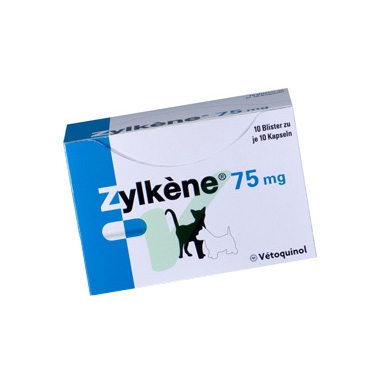 Vetoquinol Linea Animali Domestici Zylkene Cani e Gatti 75 mg 20 Capsule