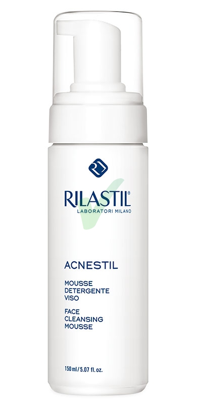 Rilastil Linea Acnestil Mousse Detergente Viso Pelli Grasse e Sensibili 150 ml
