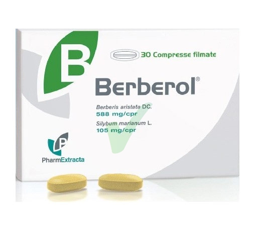 PharmExtracta Linea Colesterolo e Metabolismo Berberol Integratore 30 Compresse