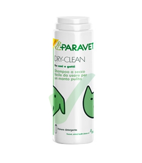 Paravet Linea Animali Domestici Cura e Igiene Cani e Gatti Dry Clean 80 g