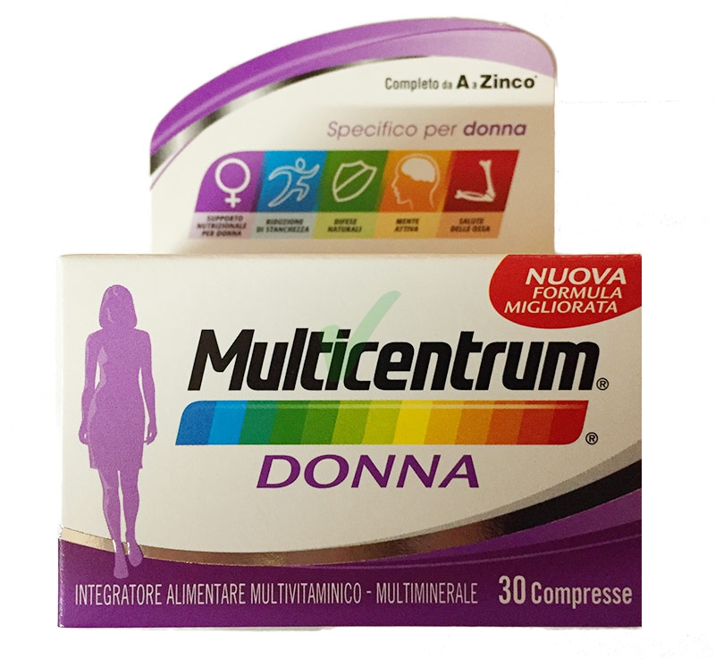 Multicentrum Donna Integratore Alimentare 30 Compresse