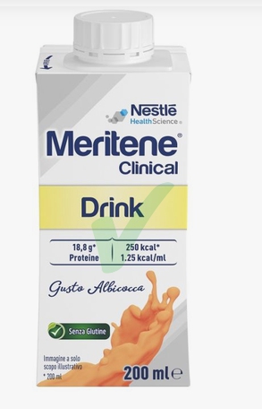 Meritene Clinical Drink Integratore 200 ml Albicocca