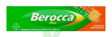 Berocca Plus Integratore Vitamine e Minerali 15 Compresse Effervescenti