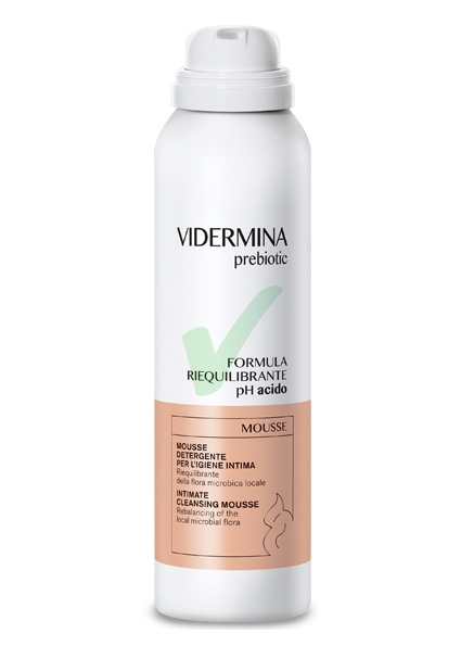 Vidermina Linea Dispositivi Medici Prebiotic Mousse Riequilibrante 150 ml