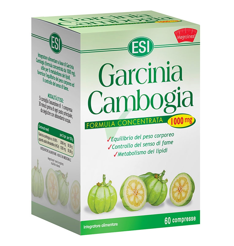 Esi Linea Controllo del Peso Garcinia Cambogia Integratore 60 Compresse