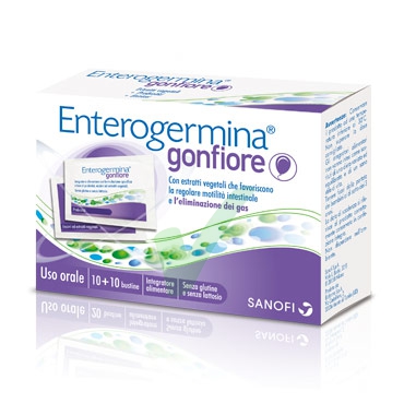 Sanofi Aventis Linea Intestino Sano Enterogermina Gonfiore Integratore 20 Buste