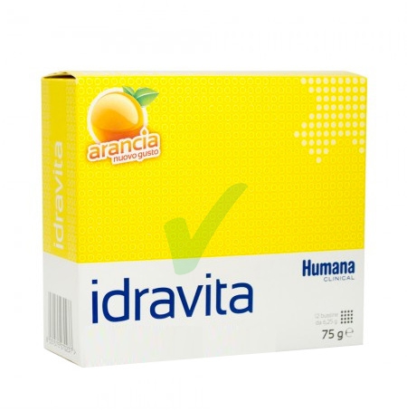 Humana Linea Vitamine Minerali Idravita Integratore Alimentare 12 Buste Arancia