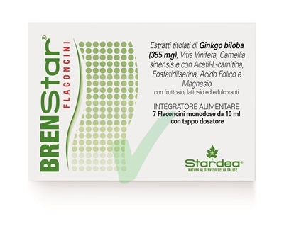 Stardea Linea Energia Mentale Brenstar Integratore Alimentare 7 Flaconcini
