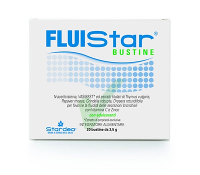 Stardea Linea Apparato Respiratorio Fluistar Integratore Alimentare 20 Buste