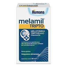 Humana Linea Bambini Sonno e Relax MelaMil Tripto Milte Integratore Gocce 30 ml