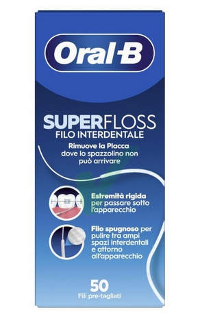 Oralb Superfloss Filo Interdentale 50 pz