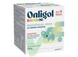 Onligol Macrogol 4000 Trattamento Stipsi Bambini 200 gr