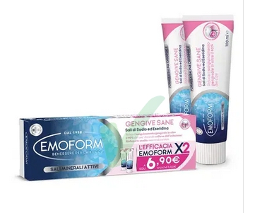 Emoform Gengive Sane Dentifricio Confezione Doppia 100+100ml