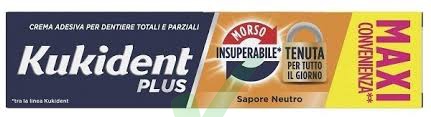 Kukident Plus Doppia Azione Crema Adesiva Neutro 57 gr.