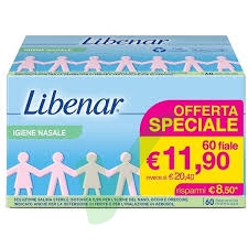 Libenar Igiene Nasale Soluzione Fisiologica 60 Flaconcini 5 ml