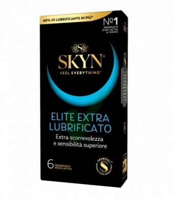 SKYN Elite Extra Lubrificato Preservativo 6pz