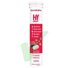 Somatoline HyDrop Integratore Frutti Rossi 20 cpr effervescenti
