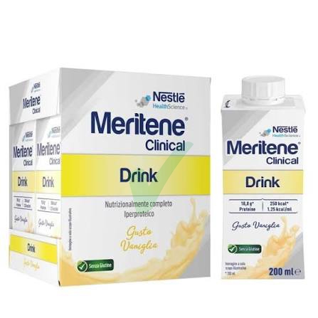 Meritene Clinical Drink Vaniglia Integratore 4x200ml